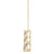 Round Triple Diamond Journey Triangle Claw Set Pendant