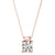 Round Diamond Solitaire Pendant