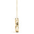 Round Diamond Drop Solitaire Pendant