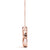 Round Diamond Drop Solitaire Pendant