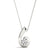 Round Diamond Drop Solitaire Pendant
