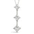 Princess Triple Diamond Journey Pendant