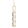 Round Triple Diamond Journey Pendant DiamondStatus