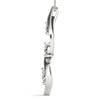 Round Triple Diamond Swirl Journey Pendant DiamondStatus