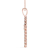 Round Diamond Journey Cross Pendant DiamondStatus
