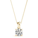 Round Diamond Solitaire Pendant