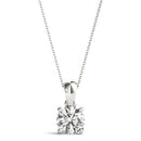 Round Diamond Solitaire Pendant