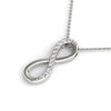 Infinity Diamond Pavé Pendant DiamondStatus