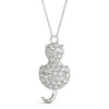 Cat Diamond Pavé Pendant DiamondStatus