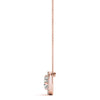Round Diamond Moon Pendant Necklace DiamondStatus