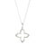 Diamond Tip Clover Pendant