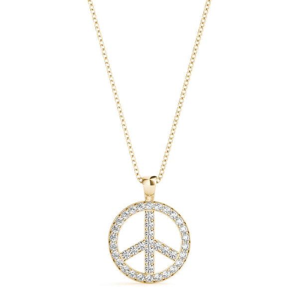 Peace Diamond Pavé Pendant