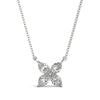 Floral Marquise Diamond Pendant DiamondStatus