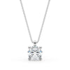 Round Diamond Solitaire Pendant DiamondStatus