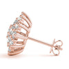 Cluster Diamond Stud Earrings 0.52CT DiamondStatus