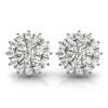 Cluster Diamond Stud Earrings 0.52CT DiamondStatus