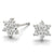 Floral Cluster Diamond Stud Earrings