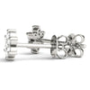 Floral Cluster Diamond Stud Earrings DiamondStatus