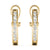 Round Diamond Hoop Earrings