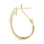 Round Diamond Hoop Earrings