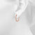 Round Diamond Hoop Earrings