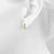 Round Three Stone Diamond Earrings