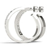 Round Diamond Hoop Earrings DiamondStatus