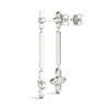 Floral Diamond Drop Earrings DiamondStatus