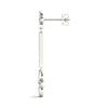 Floral Diamond Drop Earrings DiamondStatus