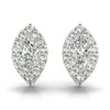 Marquise Halo Diamond Earrings DiamondStatus