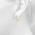 Round Exposed Diamond Hoop Earrings