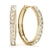 Round Diamond Hoop Earrings