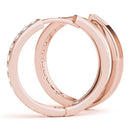Round Diamond Hoop Earrings DiamondStatus