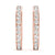 Round Diamond Hoop Earrings