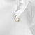 Round Diamond Hoop Earrings
