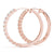 Round Diamond Hoop Earrings