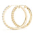 Round Diamond Hoop Earrings