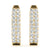 Round Double Pavé Diamond Hoop Earrings