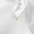 Round Double Pavé Diamond Hoop Earrings