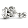 Round Halo Diamond Earrings DiamondStatus