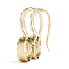 Round Halo Drop Diamond Earrings DiamondStatus