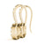 Round Halo Drop Diamond Earrings