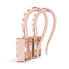 Princess Halo Drop Diamond Earrings DiamondStatus