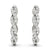 Twisted Pavé Diamond Hoop Earrings