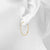 Half Eternity Pavé Diamond Hoop Earrings
