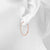 Half Eternity Pavé Diamond Hoop Earrings