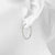 Half Eternity Pavé Diamond Hoop Earrings