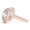 Round Halo Stud Diamond Earrings DiamondStatus