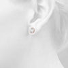 Round Halo Stud Diamond Earrings DiamondStatus
