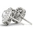Round Double Halo Diamond Earrings
